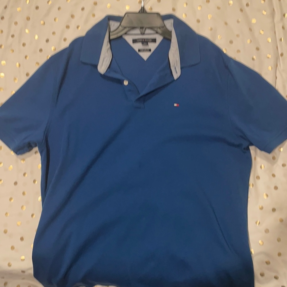 Tommy Hilfiger polo shirt vintage 90s custom fit